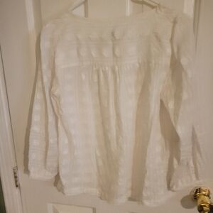 Loft white Blouse Size XS